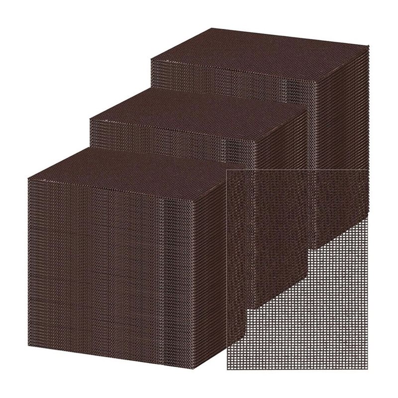 Screen Top Mesh - SOFT-100パック グリドル4X5.5インチ スクリーングリルクリーニングスクリーン 事前処理済み研磨メッシュパッド フラットトップグリドルクリーニング用