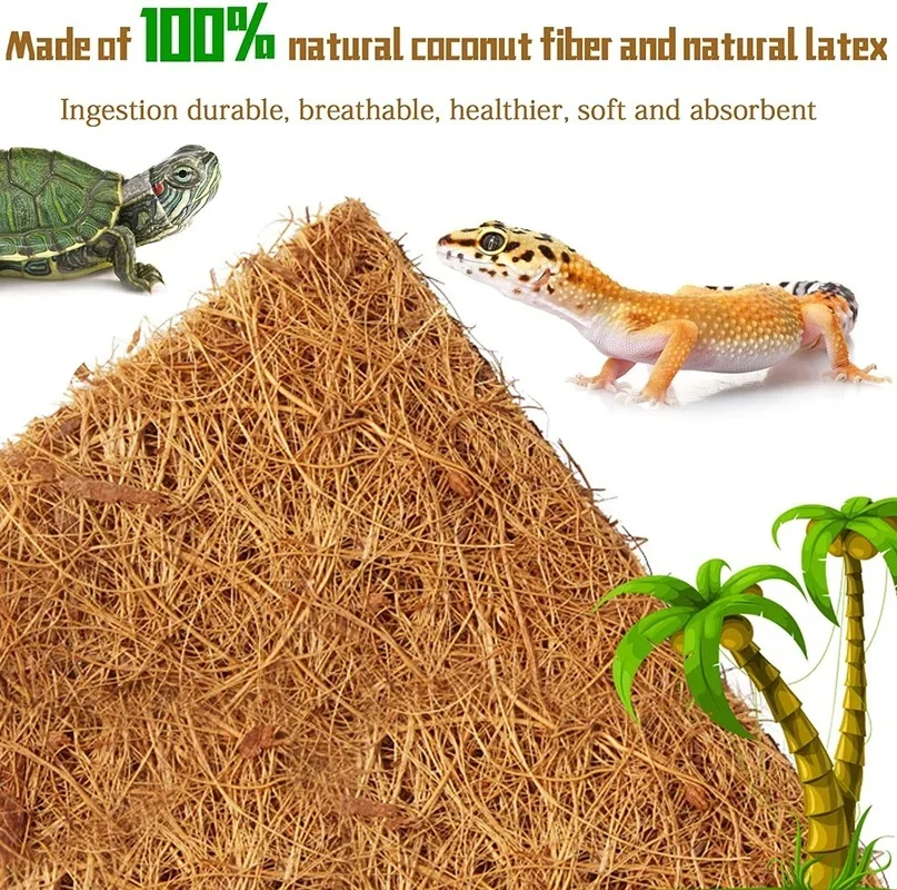 爬虫類用カーペット 天然ココナッツ繊維 コイアマット ペット - Substrate Coconut Fiber のレビューと価格