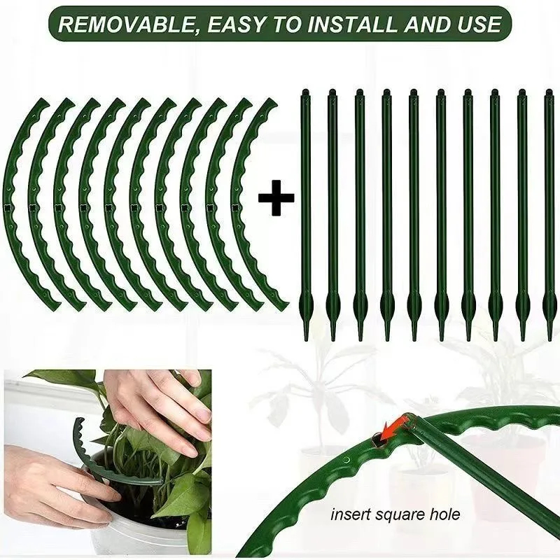 1-9セット プラスチック製植物支柱 パイルフレーム 温室整 - Vine Climbing Plastic のレビューと価格