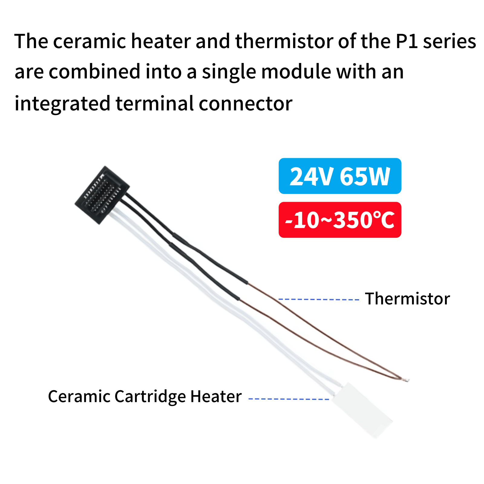 Bambu Lab P1P/P1S用セラミックヒーター＆サー - Ceramic Heat Emitter のレビューと価格