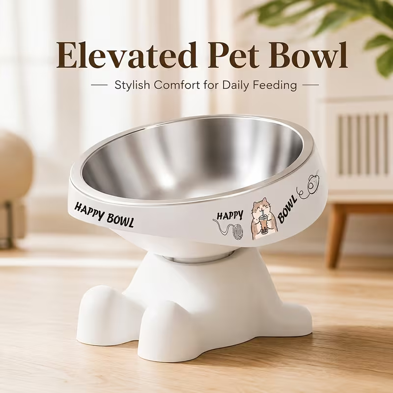かわいい高さのあるペットボウル、猫犬用フード・ウォーターボウ - Royal Canin Food Medium のレビューと価格