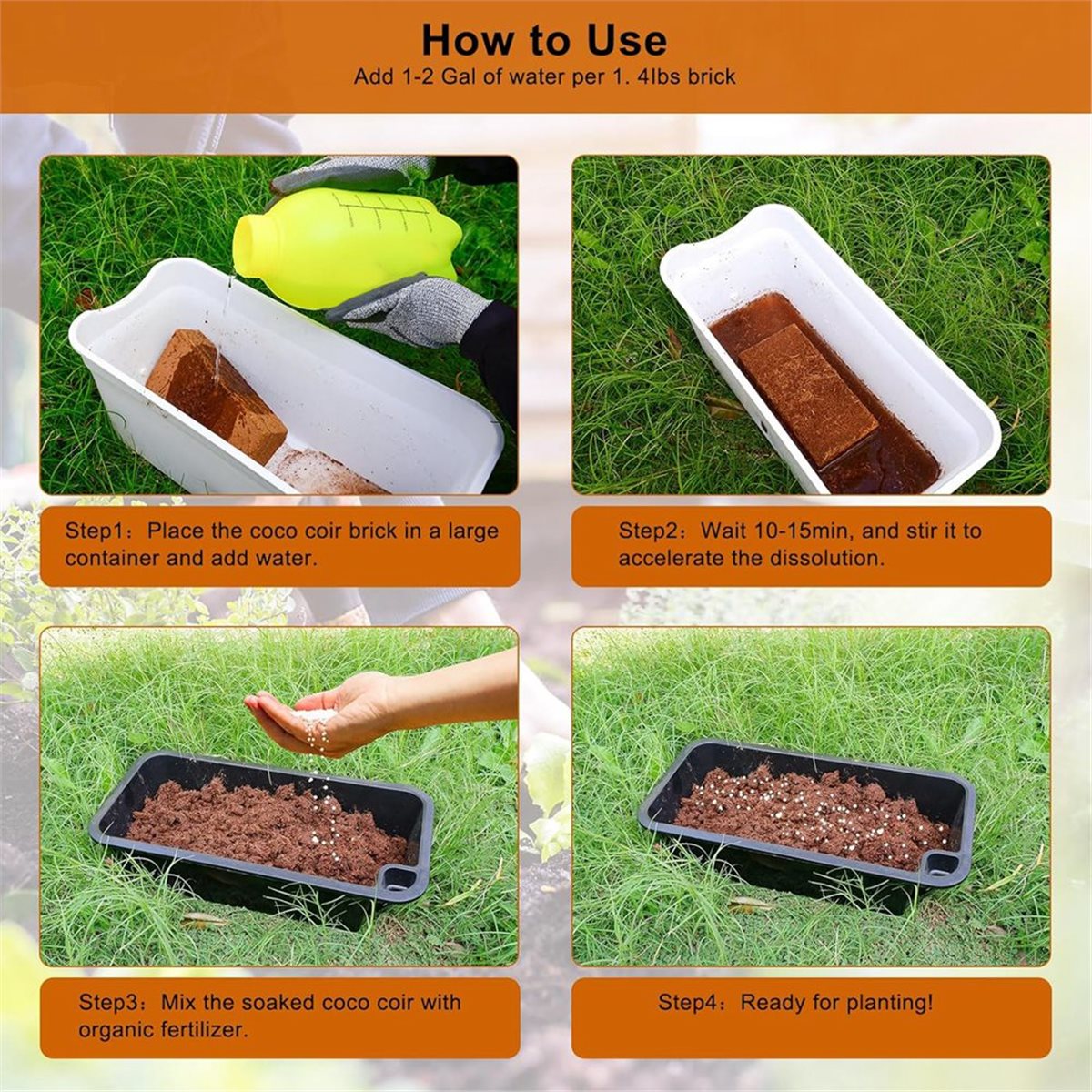 HITL 3パック ブリック、植物用、低PH＆ECのココナッ - Substrate Coconut Fiber のレビューと価格